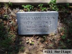 Sarah Rosetta "rosa" Anderson Samuelson