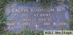 Pfc Calvin Robinson, Sr