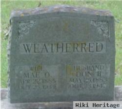 Mae O. Weatherred