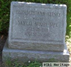 Elizabeth Ann Keeney Sipe