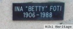 Ina "betty" Foti