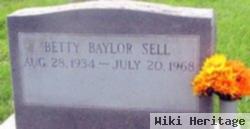 Betty Baylor Sell