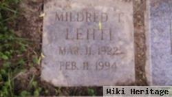 Mildred T Lehti