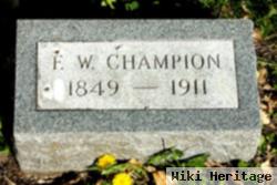 Fred W Champion