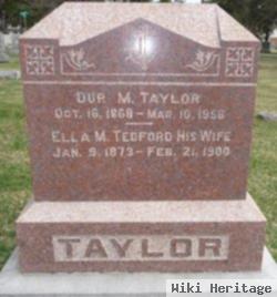 Ella M. Tedford Taylor