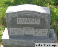 Frank Harrison Evans, Sr