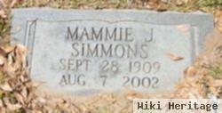 Mammie J Simmons