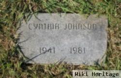 Cynthia Johnson