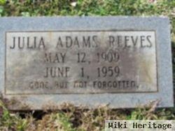 Julia Maude Adams Reeves