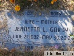 Jeanetta L Gordy