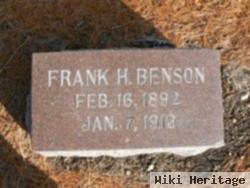 Frank H Benson