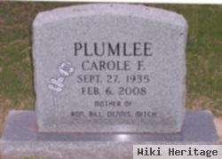 Carole Frances Williams Plumlee