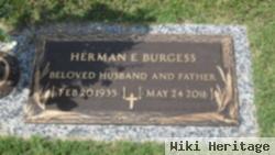 Herman E Burgess