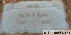 Beth F King