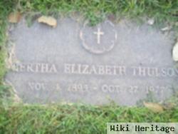 Bertha Elizabeth Thulson