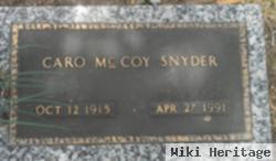 Caro Mccoy Snyder