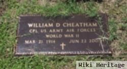 William D Cheatham