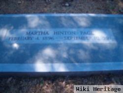 Martha Hinton Page