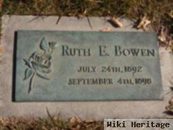 Ruth E Bowen