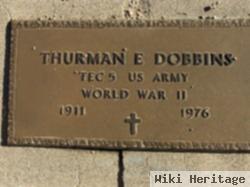 Thurman E Dobbins