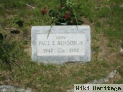 Paul E Benson, Jr