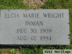 Elgia Marie Wright Inman