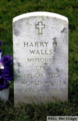 Harry H Walls