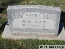 Josephine "josie" Harriss Stapp