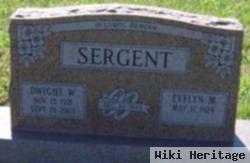 Dwight W Sergent