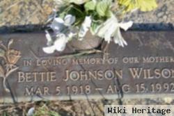 Bettie Johnson Wilson
