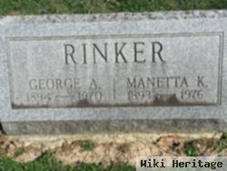 George A Rinker