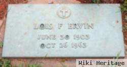 Mary Lois Frye Ervin