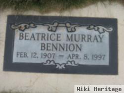 Beatrice "bea" Murray Bennion