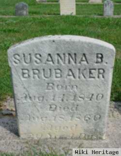 Susanna B Brubaker