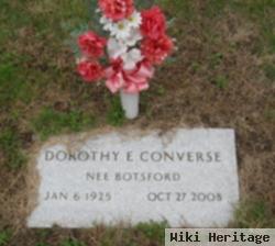 Dorothy E Botsford Converse