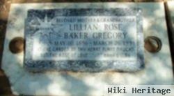 Lillian Rose Baker Gregory