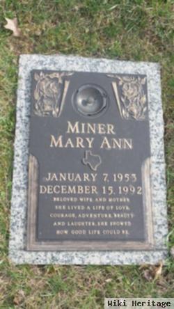 Mary Ann Bruton Miner