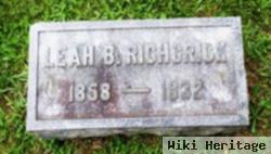 Leah B. Melhorn Richcrick