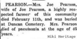 Mrs Joe Pearson