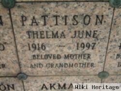 Thelma June Pattison