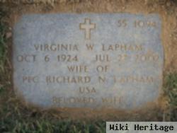 Virginia Mae White Lapham