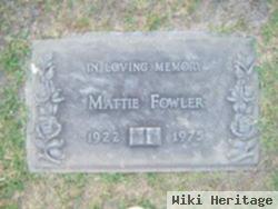 Mattie Fowler