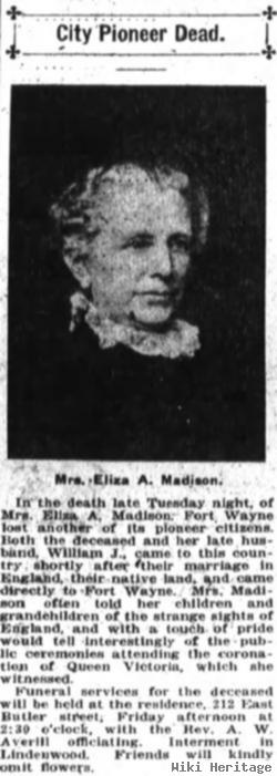 Eliza A. Madison