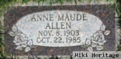 Anne Maude "annie" Maddy Allen