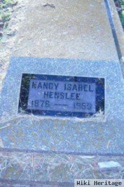 Nancy Isabel Wells Henslee