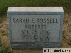 Sarah Elizabeth Rossell Roberts