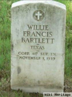 Willie Francis Bartlett