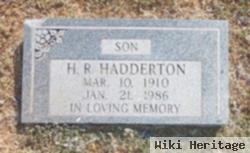 H. R. Hadderton