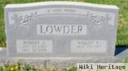 Robert J Lowder