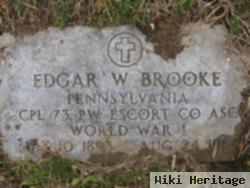 Edgar W Brooke